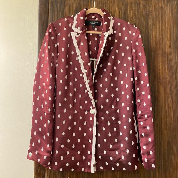 rag & bone Bonnie Polka Dot Blazer - Picture 8 of 13